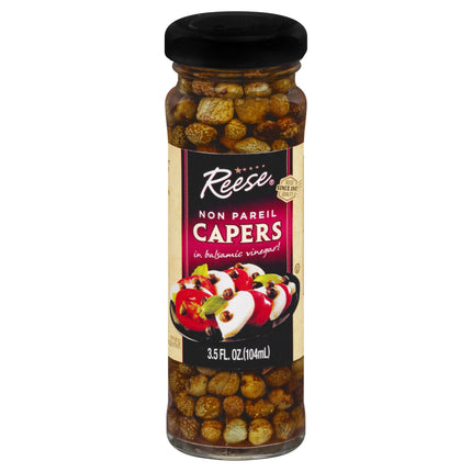 Reese Non-Pareil Capers In Balsamic Vinegar - 3.5 FZ 12 Pack