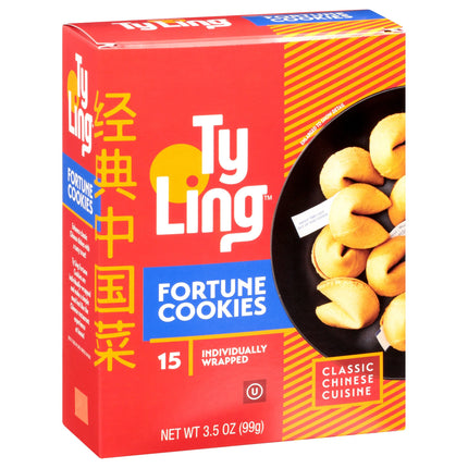 Ty Ling Individual Wrapped Fortune Cookies - 3.5 OZ 12 Pack