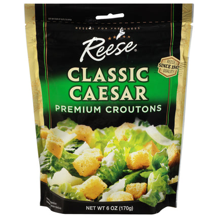 Reese Caesar Salad Croutons - 6 OZ 12 Pack