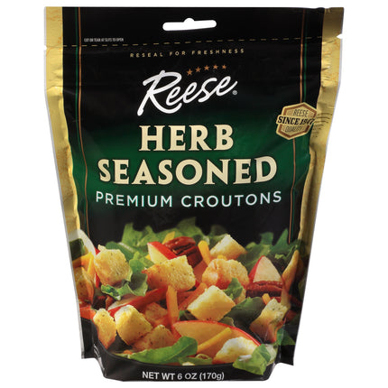 Reese Seasoned Croutons - 6 OZ 12 Pack