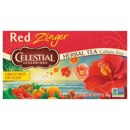 Celestial Seasonings Red Zinger Herbal Tea - 20 CT 6 Pack