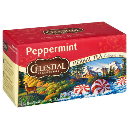 Celestial Seasonings Peppermint Herbal Tea - 20 CT 6 Pack