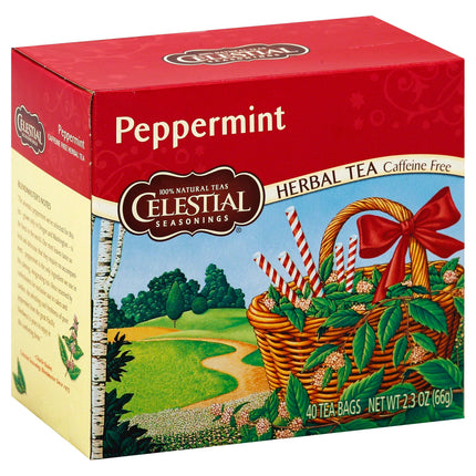 Celestial Seasonings Peppermint Herbal Tea - 40 CT 6 Pack