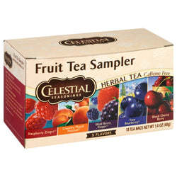 Celestial Seasonings Fruit Tea Herbal Sampler - 18 CT 6 Pack