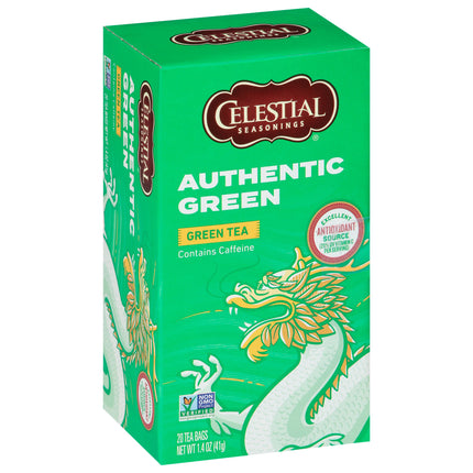 Celestial Seasonings Green Authentic Tea - 20 CT 6 Pack
