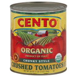 Cento Organic Chunky Style Crushed Tomatoes - 28 OZ 6 Pack