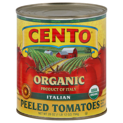 Cento Organic Whole Peeled Tomatoes - 28 OZ 6 Pack
