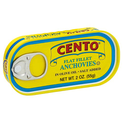 Cento Anchovies Flat Fillets - 2 OZ 25 Pack