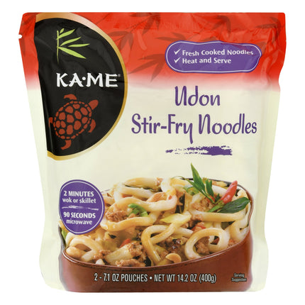 Ka-Me Udon Japanese Thick Noodles - 14.2 OZ 6 Pack