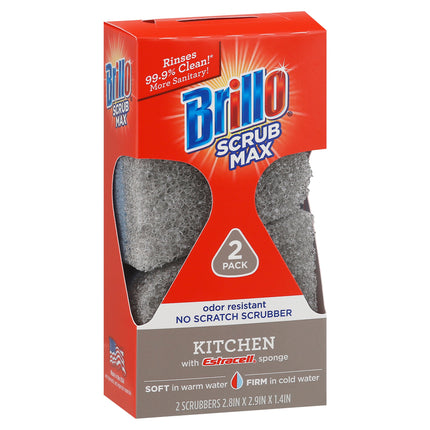 Brillo Kitchen Scrubbers - 2 OZ 6 Pack