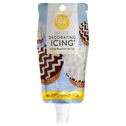 Wilton White Decorating Icing With Tips - 8 OZ 3 Pack
