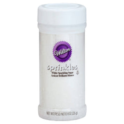 Wilton Sprinkles White Sparkling Sugar - 8 OZ 6 Pack