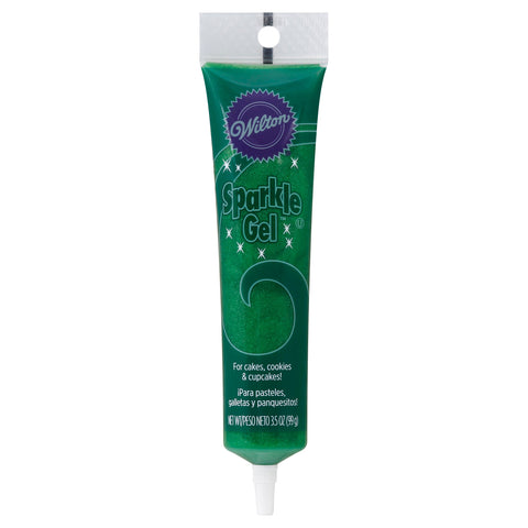 Wilton Sparkle Gel Green - 3.5 OZ 3 Pack