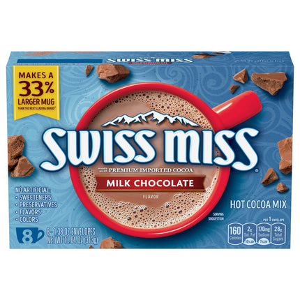 Swiss Miss Milk Chocolate Hot Cocoa Mix - 11.04 OZ 12 Pack