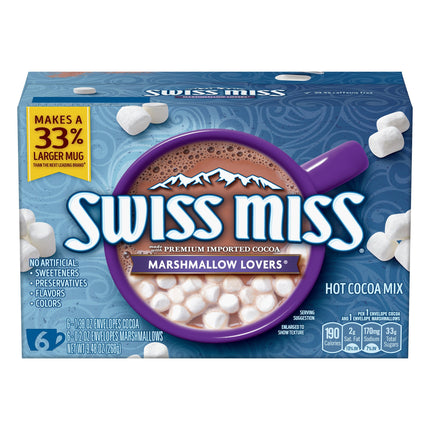Swiss Miss Marshmallow Lovers Hot Cocoa Mix - 9.48 OZ 8 Pack