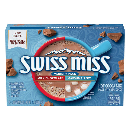 Swiss Miss Milk Chocolate & Marshmallow Hot Cocoa Mix - 11.04 OZ 12 Pack