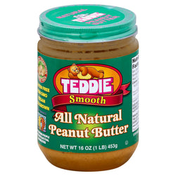 Teddie Old Fashioned Peanut Butter Creamy - 16 OZ 12 Pack