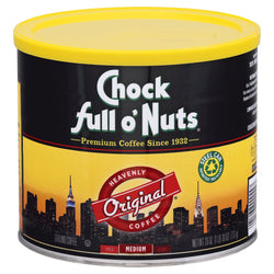 Chock Full O' Nuts Coffee Ground Original - 26 OZ 6 Pack