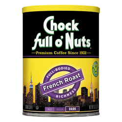 Chock Full O' Nuts French Roast Full-Bodied Richness Dark - 10.3 OZ 6 Pack