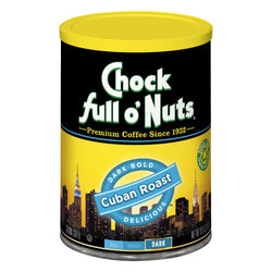 Chock Full O' Nuts Cuban Roast Dark Bold Delicious - 10.5 OZ 6 Pack