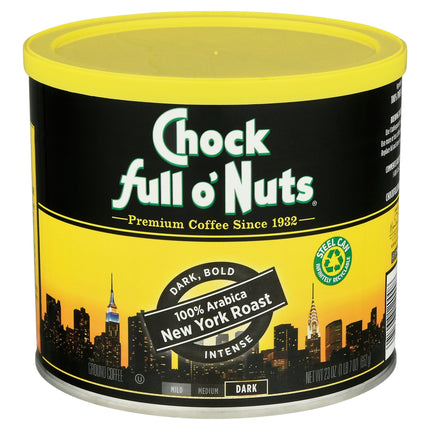 Chock Full O' Nuts Dark Bold New York Roast - 23 OZ 6 Pack