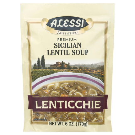 Alessi Lenticchie Sicilian Lentil Soup Mix - 6 OZ 6 Pack