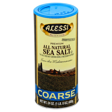 Alessi Coarse Sea Salt - 24 OZ 6 Pack
