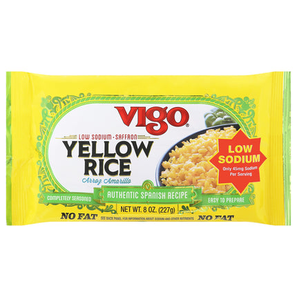 Vigo Low Sodium Saffron Yellow Rice - 8 OZ 12 Pack