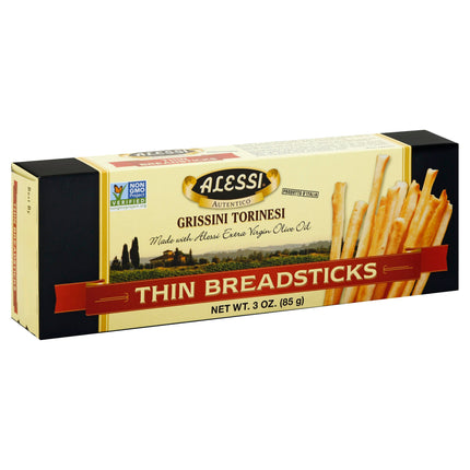 Alessi Thin Breadsticks - 3 OZ 12 Pack