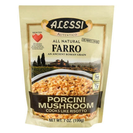 Alessi Farro With Porcini Mushroom - 7 OZ 6 Pack