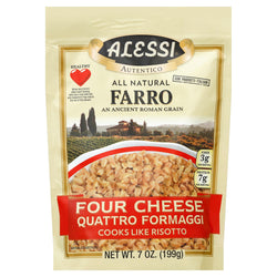 Alessi Farro With Four Cheese - 7 OZ 6 Pack