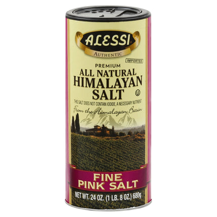 Alessi Pink Himalayan Salt - 24 OZ 6 Pack
