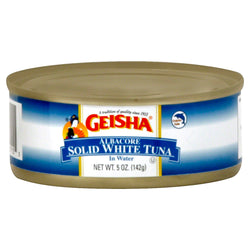Geisha Tuna Solid White In Water - 5 OZ 24 Pack