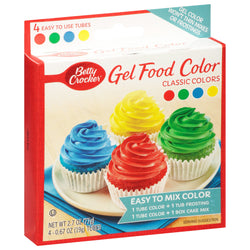 Betty Crocker Food Color Classic Gel - 2.7 OZ 6 Pack