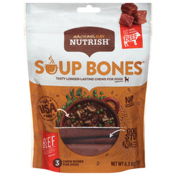 Rachel Ray Dog Treat Soup Bone Beef - 6.3 OZ 8 Pack