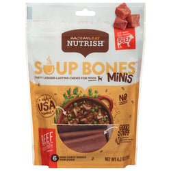 Rachel Ray Dog Food Nutrish Soup Bones Mini Beef Vegetable - 7 OZ 8 Pack