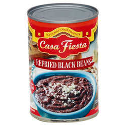 Casa Fiesta Refried Black Beans - 16 OZ 12 Pack