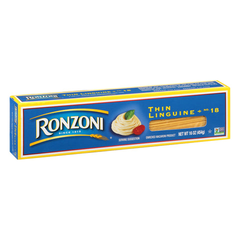 Ronzoni Pasta Thin Linguine - 16 OZ 20 Pack