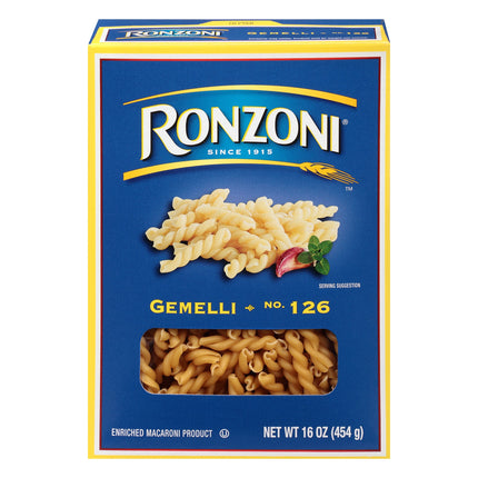 Ronzoni Gemelli Pasta - 16 OZ 12 Pack