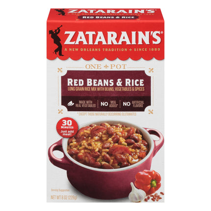 Zatarain's Rice Red Beans - 8 OZ 12 Pack