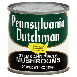 Pennsylvania Dutch Pieces & Stems Mushrooms - 4 OZ 12 Pack
