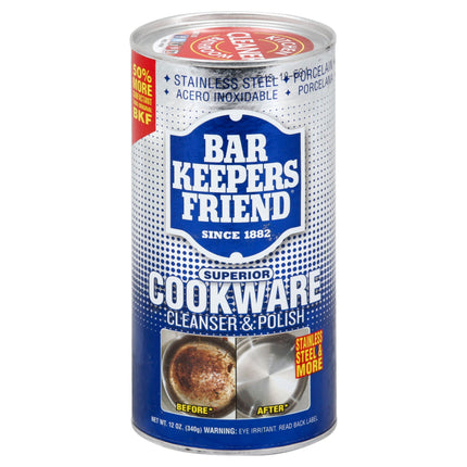 Bar Keeper's Friend Superior Cookware Cleanser & Polish - 12 OZ 6 Pack