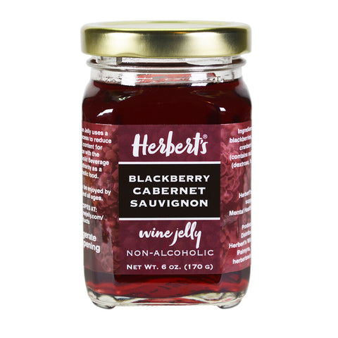 Herberts Wine Jelly Black Cherry Cabernet Franc - 6 OZ 6 Pack