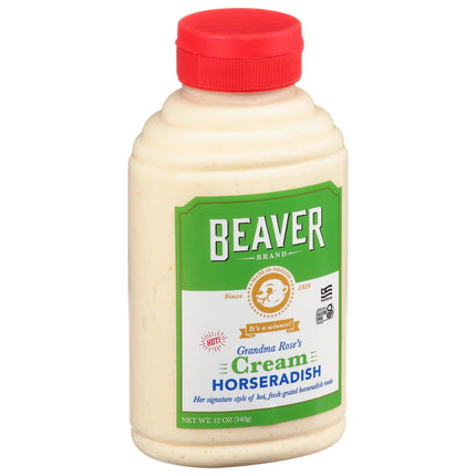 Beaver Squeeze Cream Horseradish - 12 OZ 6 Pack
