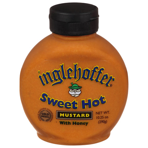 Inglehoffer Sweet Hot Mustard With Honey - 10.25 OZ 6 Pack