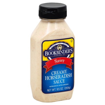 Bookbinder's Creamy Sassy Horseradish Sauce - 9.5 OZ 9 Pack