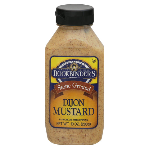 Bookbinder's Stone Ground Dijon Mustard - 10 OZ 9 Pack