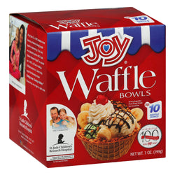 Joy Ice Cream Waffle Bowl - 7 OZ 12 Pack