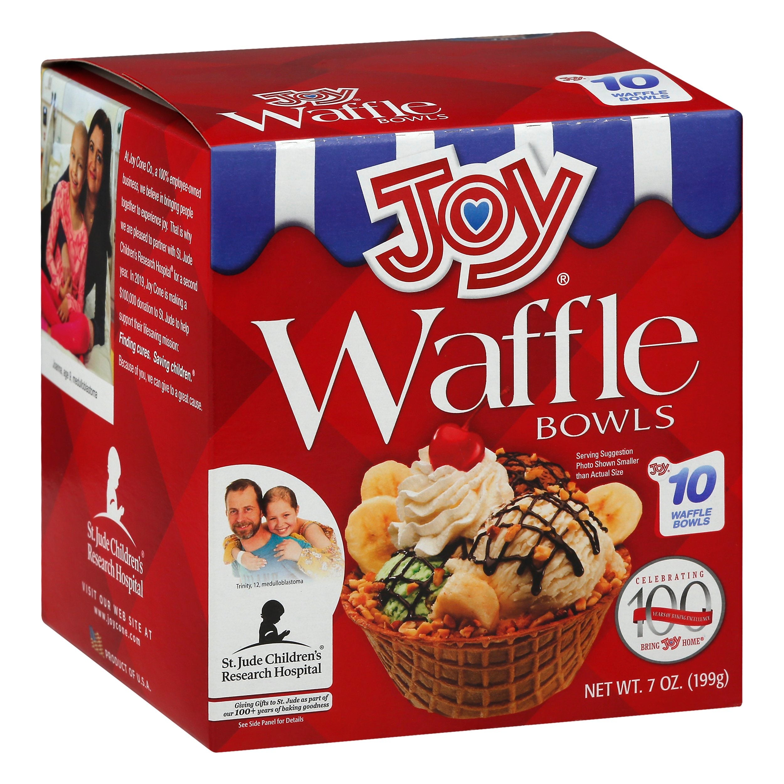 Joy Ice Cream Waffle Bowl - 7 OZ 12 Pack – StockUpExpress