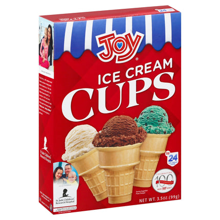 Joy Ice Cream Cake Cones - 3.5 OZ 12 Pack